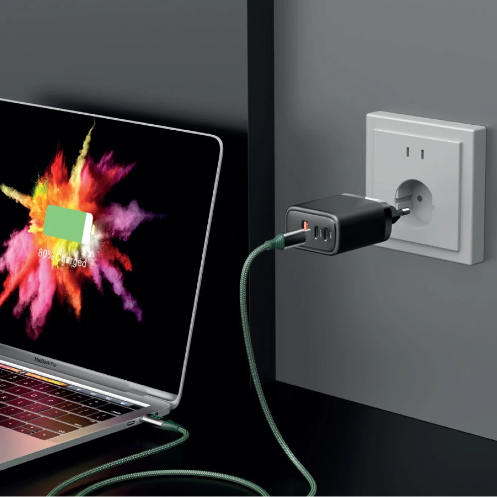 Cepax X-B76 65W PD, Type-C, USB Çıkışlı Hızlı Şarj Adaptörü-2 Cepax X-B76 65W PD, Type-C, USB Çıkışlı Hızlı Şarj Adaptörü-2